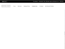 Tablet Screenshot of digitalcast.es
